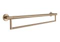DELTA® 41519-CZ Decor Assist™ Contemporary Towel Bar With Assist Bar, 24 in L Bar, 3 in OAD x 4-1/4 in OAH, Metal, Brilliance® Champagne Bronze, Import