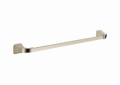 DELTA® 752240-PN Tesla® Towel Bar, 24 in L Bar, 3-3/8 in OAD x 2 in OAH, Brass, Polished Nickel, Import