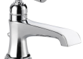 Brizo® 65060LF-PC Rook™ Lavatory Faucet, Commercial, 1.5 gpm Flow Rate, 3-1/16 in H Spout, 1 Handles, Pop-Up Drain, 1 Faucet Holes, Polished Chrome, Function: Traditional