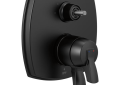 DELTA® T27876-BLLHP 17 Series Integrated Diverter Trim With 3-Function Diverter, Matte Black