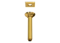 ROHL 15056ULB 7" Ceiling Mount Shower Arm - Unlacquered Brass