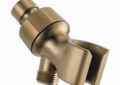 DELTA® U3401-CZ-PK Adjustable Hand Shower Arm Mount, Wall Mount, For Use With Universal Shower System, Plastic, Import