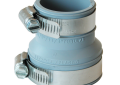Fernco DTC-150 1-1/4 inch Tubular Trap x 1-1/2 inch Common Drain Piping Drain & Trap Connector