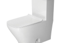 DURAVIT 2157010005 1-Piece Toilet, DuraStyle, 15.74 in H Rim, 12 in Rough-In, 1.32/0.92 gpf, White, Import