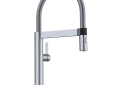 Blanco 441623 Kitchen Faucet, Culina™, 2.2 gpm Flow Rate, Satin Nickel, 1 Handles, 1 Faucet Holes, Function: Traditional