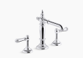 Kohler K-72760-CP Artifacts Column Widespread Bathroom Faucet - Polished Chrome