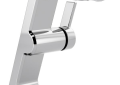 DELTA® 699-PR-DST Pivotal™ Mid-Height Vessel Bathroom Faucet, Commercial/Residential, 6-1/4 in Spout, 6-3/8 in H Spout, Lumicoat™ Polished Chrome, 1 Handles, Import