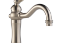 Brizo® 65036LF-BN Tresa® Lavatory Faucet, Commercial, 1.5 gpm Flow Rate, 3-5/8 in H Spout, 1 Handles, 1 Faucet Holes, Brushed Nickel, Function: Traditional