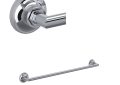 ROHL MBG1/24APC Graceline Wall Mount 24" Single Towel Bar - Polished Chrome