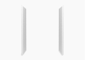 Sterling 72575106-0 Traverse(R) 30" x 72-1/4" Vikrell(R) Shower End Wall Set with Aging in Place Backerboards - White