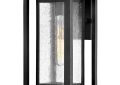 Hinkley® 1004BK REPUBLIC Architectural Lantern, 12/100 W, Medium Lamp Base LED Lamp
