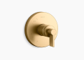 Kohler K-TS78015-4-2MB Components(R) Rite-Temp(R) Shower Valve Trim with Lever Handle - Vibrant Brushed Moderne Brass