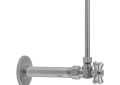 Jaclo® 615-72-ORB 1/4 Turn Angle Pattern Contemporary/Modern Complete Toilet Supply Kit With Standard Cross Handle, 4 Pieces, Domestic