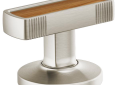 Brizo® HI5306-NKWD Kintsu™ Handle Kit With Wood Inlay, For Use With Widespread Lavatory, Luxe Nickel, Import