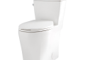 Gerber® ErgoHeight™ G0021021 1-Piece Toilet, Lemora™, Elongated Bowl, 17-1/8 in H Rim, 12 in Rough-In, 1.28 gpf, White, Import