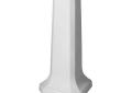 DURAVIT 0857910000 1930 Series Pedestal, Ceramic, 10-3/4 in L x 10-1/4 in W x 26-5/8 in H, Import