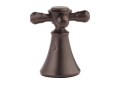 DELTA® H295RB Cassidy™ Cross Handle, For Use With Model 3597LF-MPU-LHP Widespread Lavatory Faucet, Brass, Venetian Bronze, Import