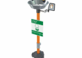 Guardian G1825P-HFC Eyewash With ABS Plastic Bowl, Pedestal Mounting, Push Handle Operation, Specifications Met: ANSI Z358.1-2014