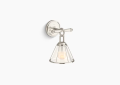 Kohler K-27741-SC01-SNL Terret(TM) 11" One-Light Sconce - Polished Nickel