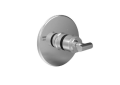 Newport Brass 3-994LTR-26 3/4" Round Thermostatic Trim Plate with Handle - Polished Chrome
