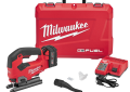 Milwaukee® M18™ FUEL™ 2737-21 Cordless Jig Saw Kit, 18 VDC, For Blade Shank: T-Shank, 9.13 in OAL, Li-Ion Battery