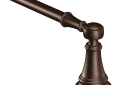 Moen® YB8424ORB Towel Bar, Weymouth™, 24 in L Bar, 3.8 in OAD x 1.99 in OAH, Brass, Oil Rubbed Bronze, Import