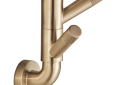 Brizo® 693537-GL Litze™ Rotating Robe Hook With Knurling, 2 Hooks, 4-7/8 in OAH, Import