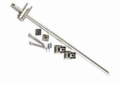 Moen® A742BN A742 Square Slide Bar, 30 in L Bar, 3-1/4 in OAD, Brushed Nickel, Import