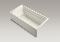 Kohler 1125-RA-96 6' Whirlpool with Comfort Depth(R) Design and Integral Apron