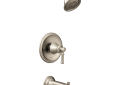 Moen® T2183BN Tub and Shower Trim, 2.5 gpm Shower, Brushed Nickel
