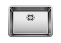 Blanco 442766 FORMERA Medium Bowl Kitchen Sink, Satin, Rectangular Shape, 23 in L x 16 in W x 9 in D Bowl, 25 in L x 18 in W x 9.0787 in H, Under Mount, 304 Stainless Steel