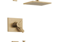 DELTA® T17453-CZ Monitor® 17 Tub and Shower Trim, 2.5 gpm Shower, Brilliance® Champagne Bronze