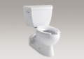 Kohler K-3554-0 Barrington Two-Piece Elongated Toilet - White