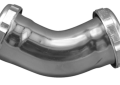 Oatey 8478 Dearborn 1-1/2 inch 20 Gauge Brass Slip Joint 45 Degree Elbow - Chrome