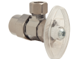 Brasscraft PR19X C 1/2 inch x 3/8 inch O.D. Multi-Turn Angle Stop - CPVC x Compression