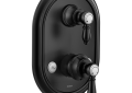 Moen® M-Pact™ UTS4311BL Transfer Valve Trim With Integrated Diverter, Matte Black