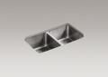 Kohler 3171-NA Double Equal Undercounter Kitchen Sink
