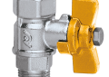Caleffi NA29284 1/2 inch Female x 1/2 inch Male Solar Shut Off Valve
