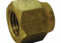 1/2 OD Inch Brass Short Forged Flare Nut