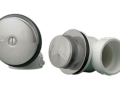 Sioux Chief 973-5401C04 EzyTouch PVC Toe Touch Waste and Overflow Half Kit - Polished Chrome