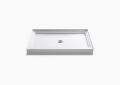 Kohler K-1974-0 48 inch x 36 inch Center Drain Shower Base - White