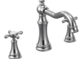 Moen® TS22101 Weymouth™ Roman Tub Faucet Trim, 10 in Center, Polished Chrome, 2 Handles, Function: Traditional, Domestic
