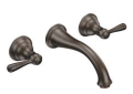 Moen® T6107ORB Kingsley® Bathroom Faucet, 1.5 gpm Flow Rate, 15 in H Spout, 8 in Center, Oil Rubbed Bronze, 2 Handles, Function: Traditional