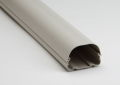 Rectorseal 84024 Fortress LD-92-I 3-1/2 inch x 96 inch Long PVC Lineset Cover Duct - Ivory