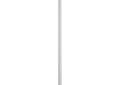 Brizo® 83992-24-PC Essential™ Shower Series Universal Shower Arm and Flange, 24 in L, Ceiling Mount, 1/2 in NPT, Round Flange, Import