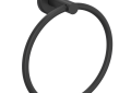 ROHL L04MB Lombardia Wall Mount Towel Ring - Matte Black