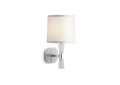 Kallista P33221-00-AD  Rock Crystal Wall Sconce, Creme Shade Counterpoint(R) by Barbara Barry