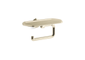 Kohler® 27128-AF Occasion® Paper Holder with Tray, Metal, Vibrant French Gold