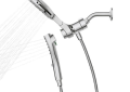 Moen® 220C3EP Verso Standard With Handshower Spray Head, 1.75 gpm Max Flow, 8 Sprays, 7 in Head, 1/2 in Connection, Import