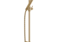 DELTA® 57085-CZ Compel® Premium Hand Shower, 1 Shower Head, 2 gpm Flow Rate, 60 to 82 in L Hose, 1/2-14 Male NPSM Connection, Brilliance® Champagne Bronze, Import